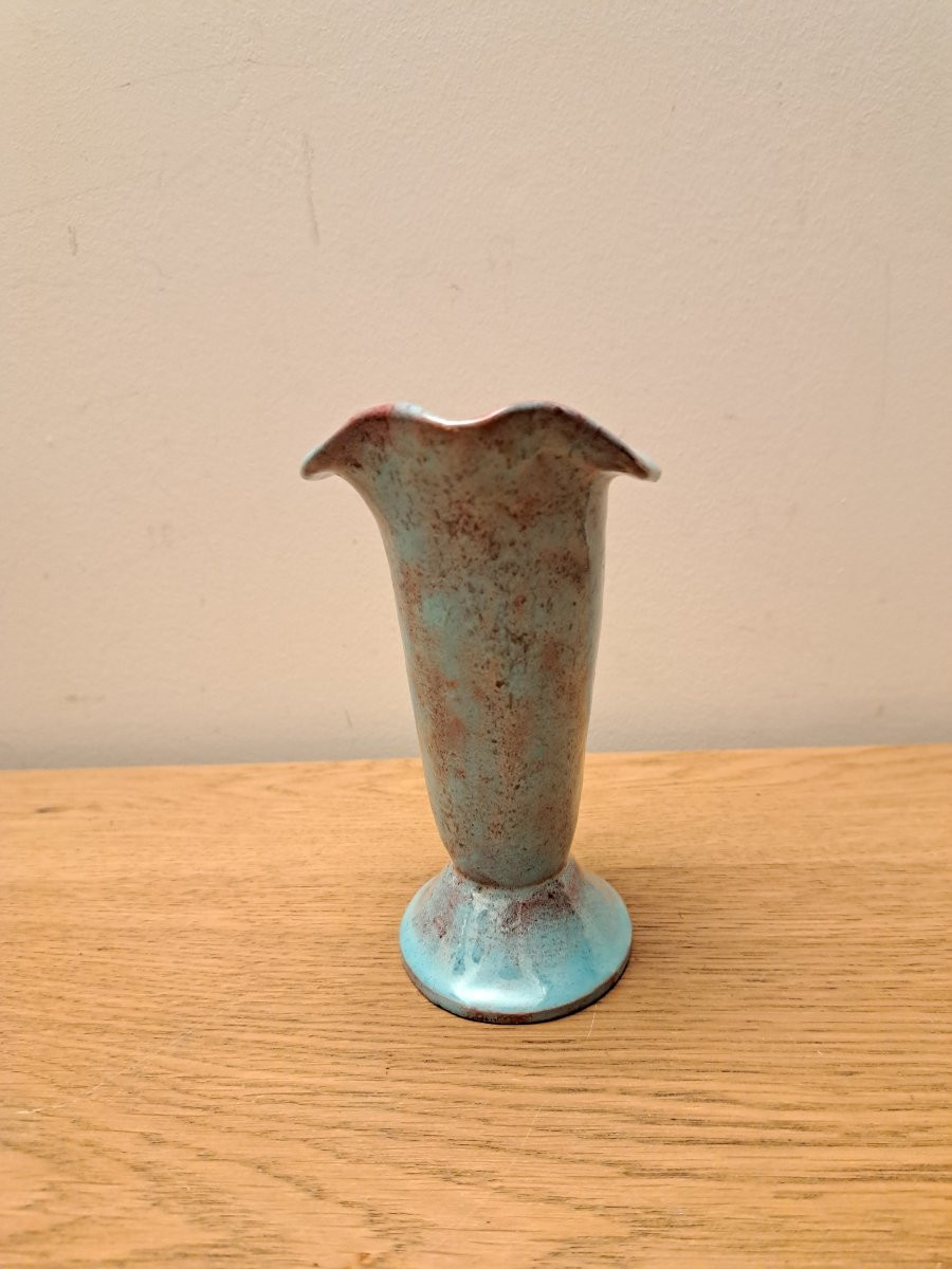 Marcel Prunier, Sèvres, Vase, Earthenware, Early 20th Century. -photo-3