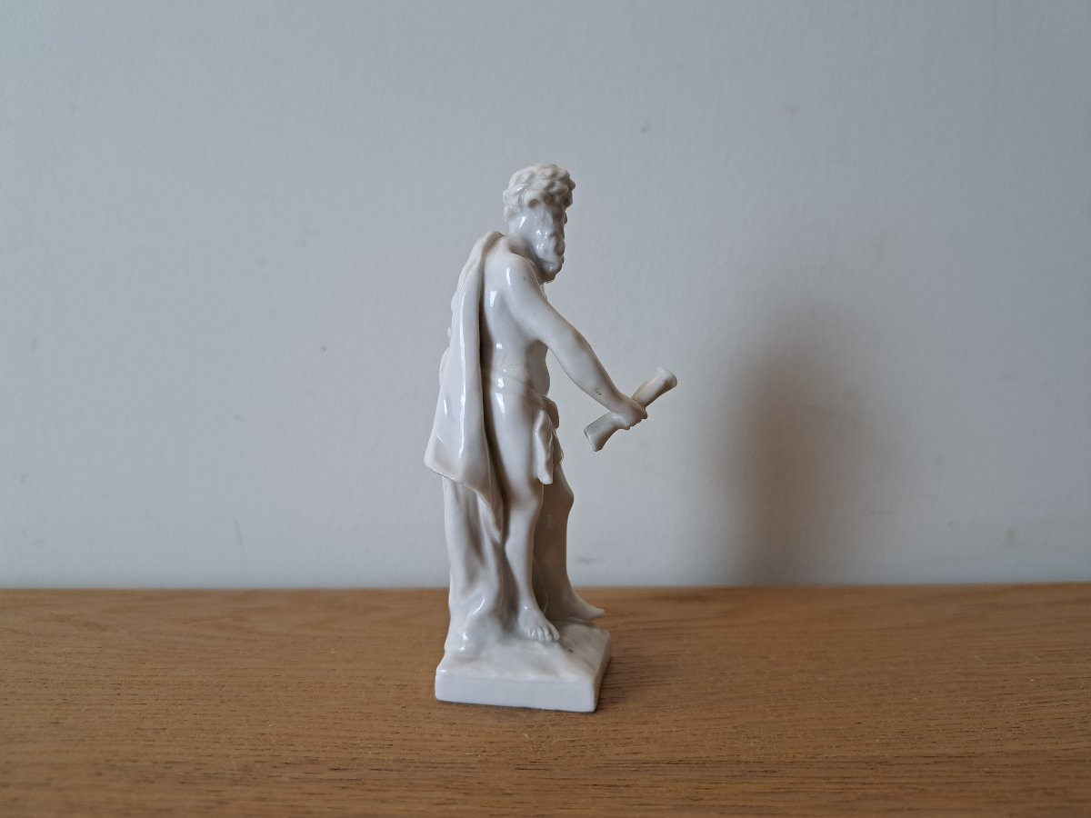 Porcelaine De Berlin , Kpm , Dieu Antique , Fin XVIII°. -photo-3