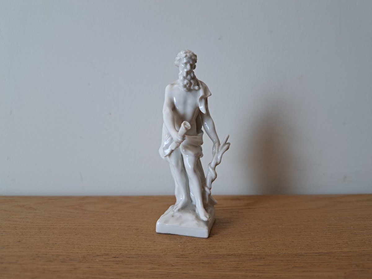 Porcelaine De Berlin , Kpm , Dieu Antique , Fin XVIII°. -photo-1