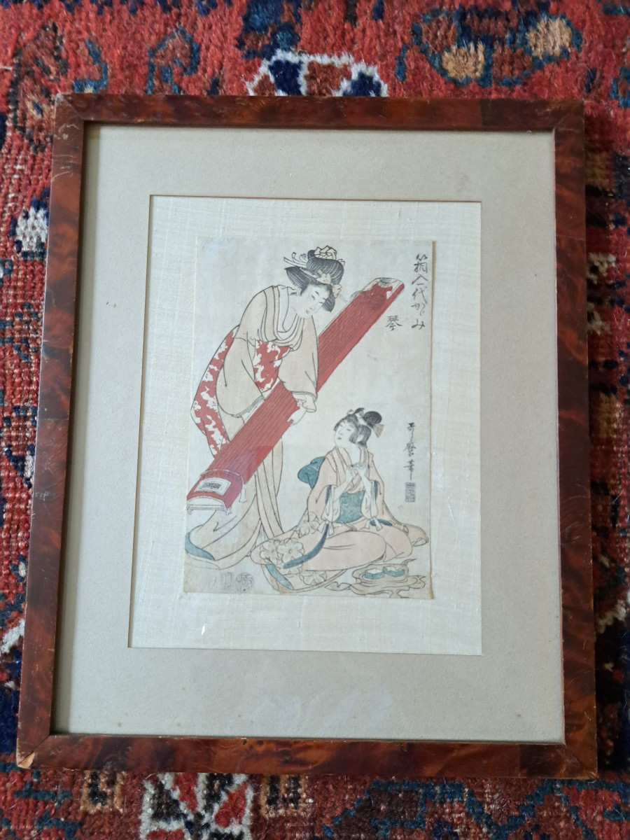 Kitagawa Utamaro (1753-1806), Estampe japonaise , XVIII/XIX°. 