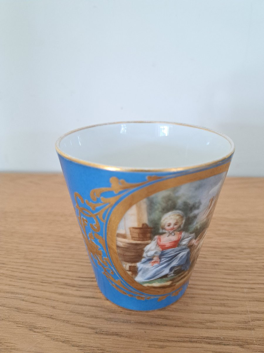 Litron Cup, Porcelain, 19th Century. -photo-4
