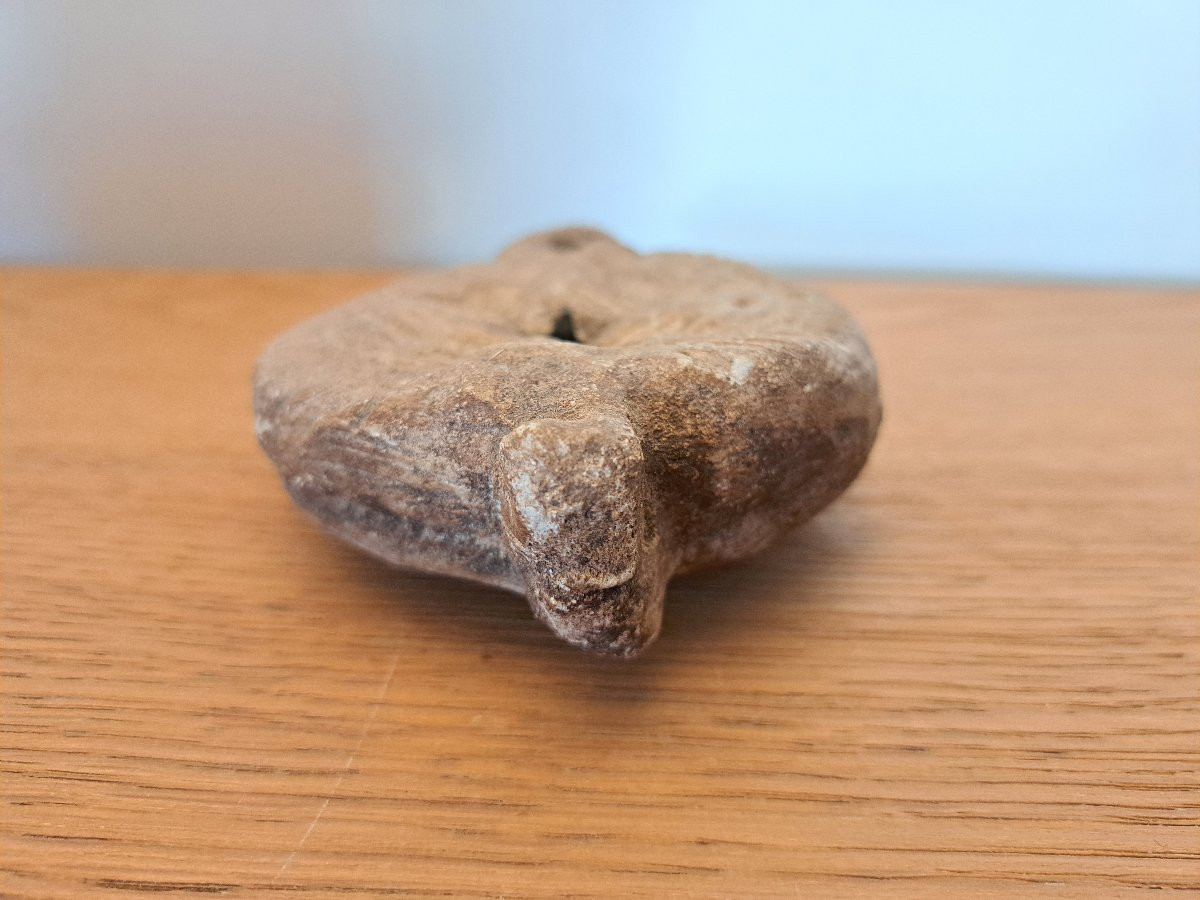 Roman Oil Lamp, Terracotta. -photo-4