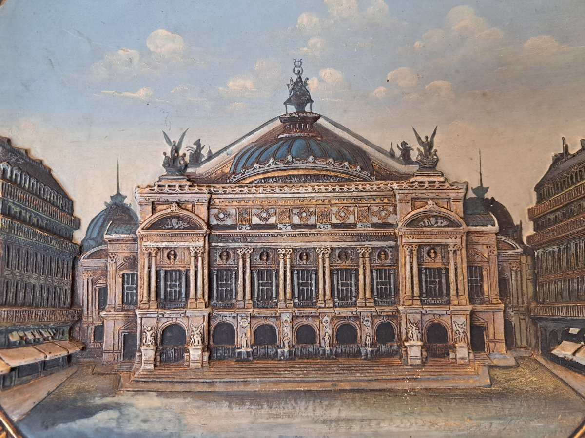 Wilhelm Schiller and sons, Opéra Garnier , céramique , XX°.-photo-3