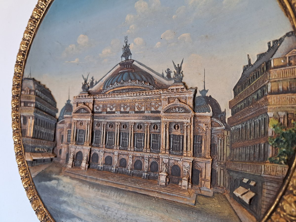 Wilhelm Schiller and sons, Opéra Garnier , céramique , XX°.-photo-2