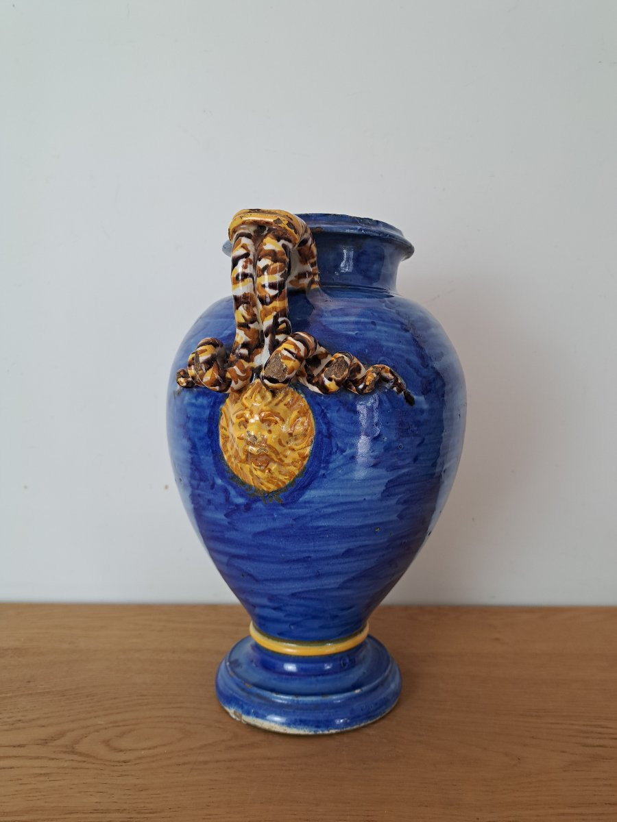 Italie , Urbino , Vase balustre , Majolique/Faïence , Fin XVI/Début XVII.-photo-4