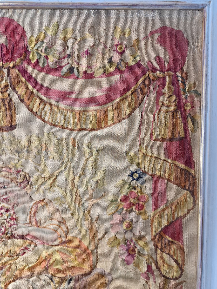 Beauvais Or Aubusson Tapestry, Late 18th Century. -photo-1