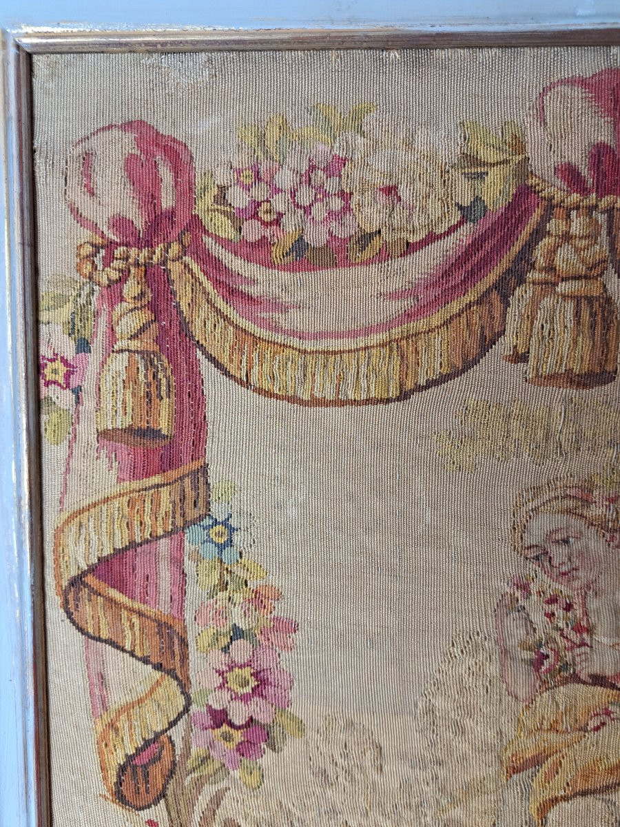 Beauvais Or Aubusson Tapestry, Late 18th Century. -photo-2