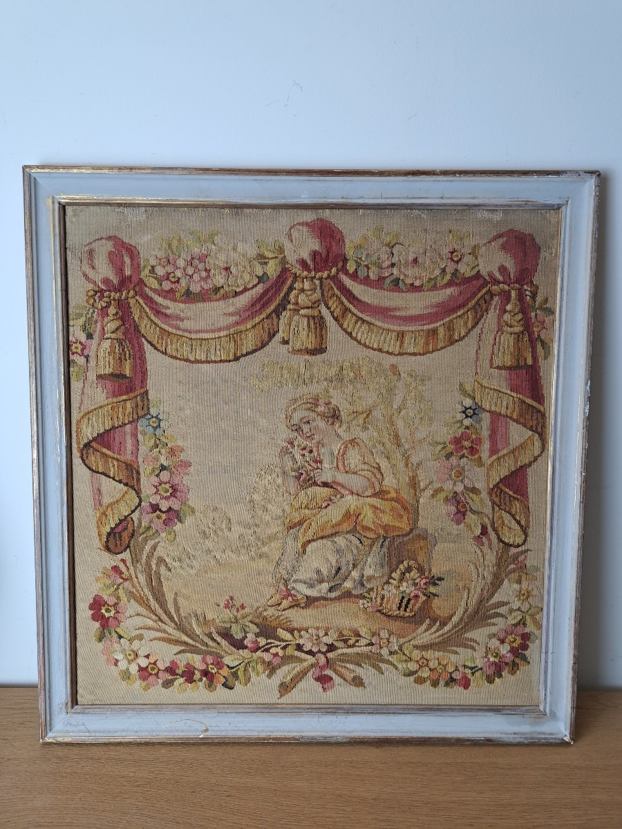 Beauvais Or Aubusson Tapestry, Late 18th Century. 