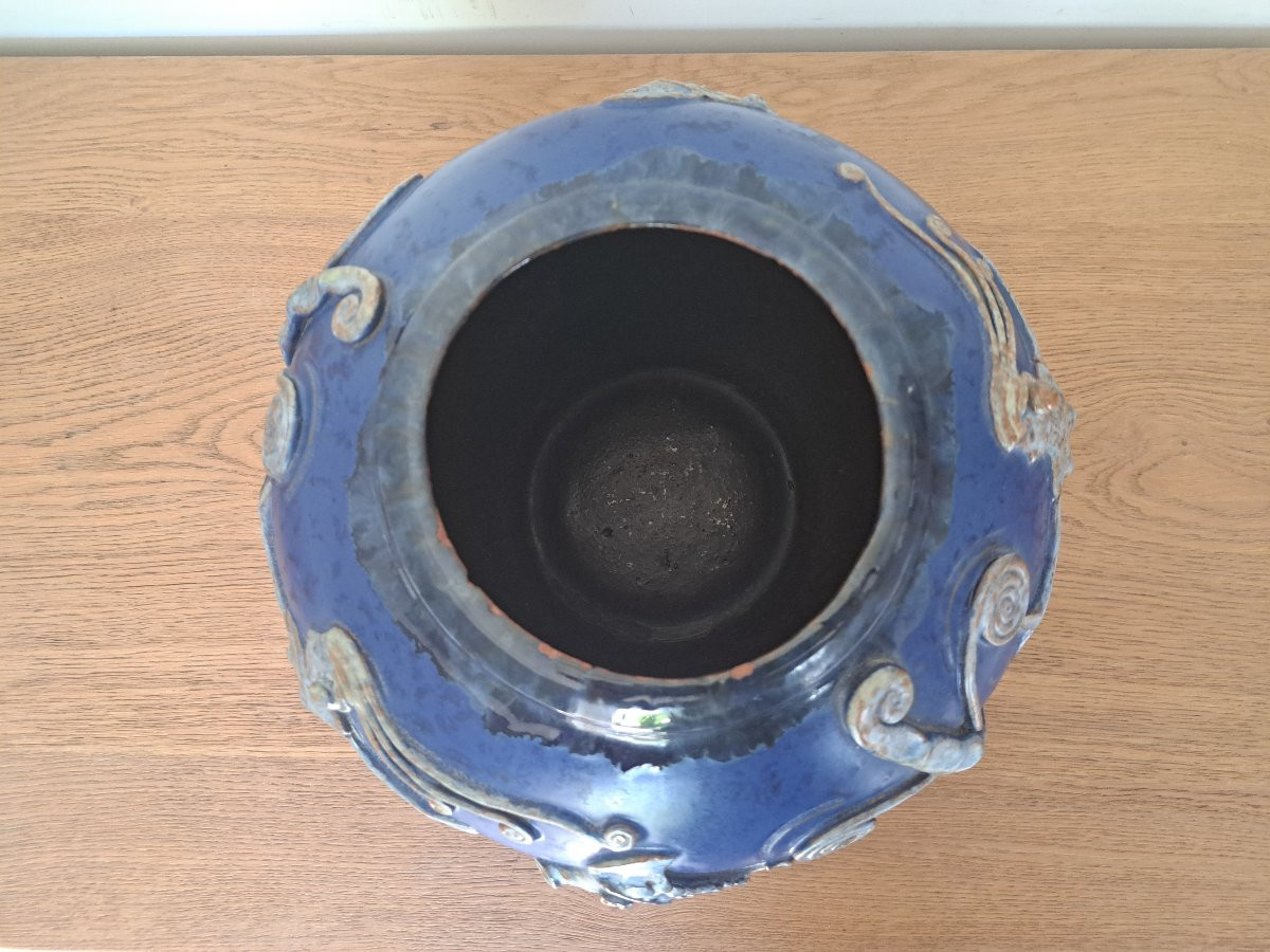 GPA , Diemeringen , Alsace , Grand vase boule , Année 40/50. -photo-5