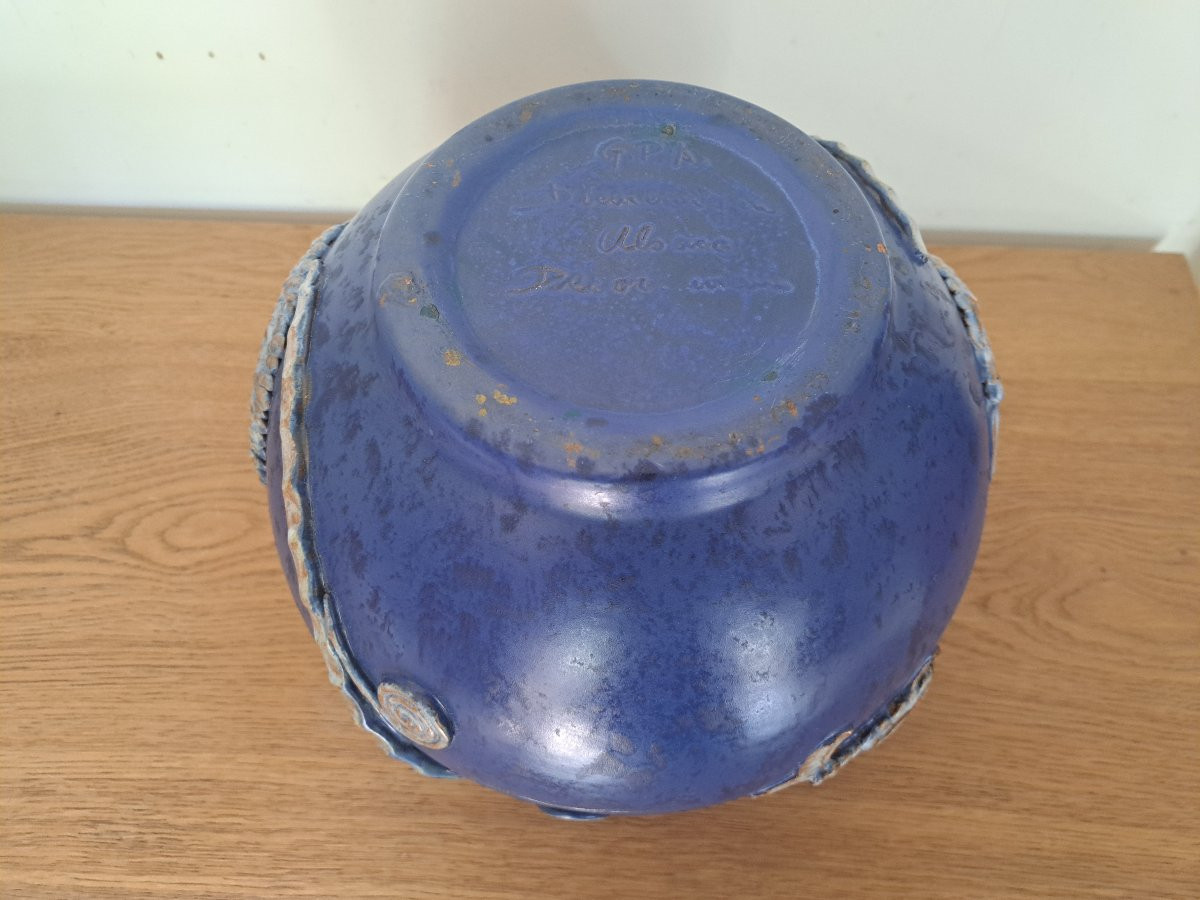 GPA , Diemeringen , Alsace , Grand vase boule , Année 40/50. -photo-7