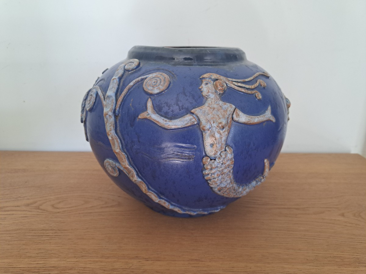 GPA , Diemeringen , Alsace , Grand vase boule , Année 40/50. 