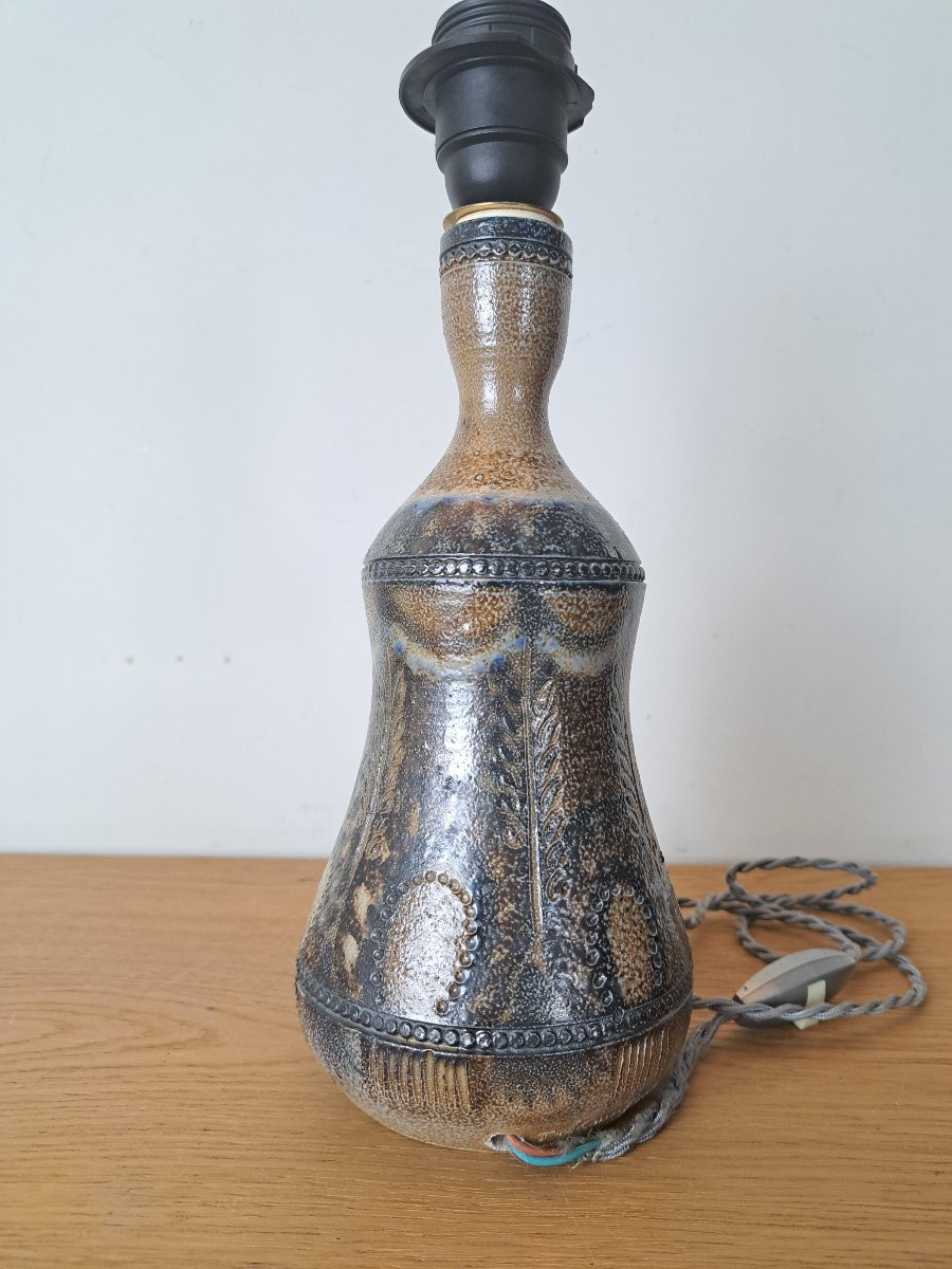 Jean Claude Courjault, Kéraluc, Lamp Base, Ceramic, 20th Century. -photo-2