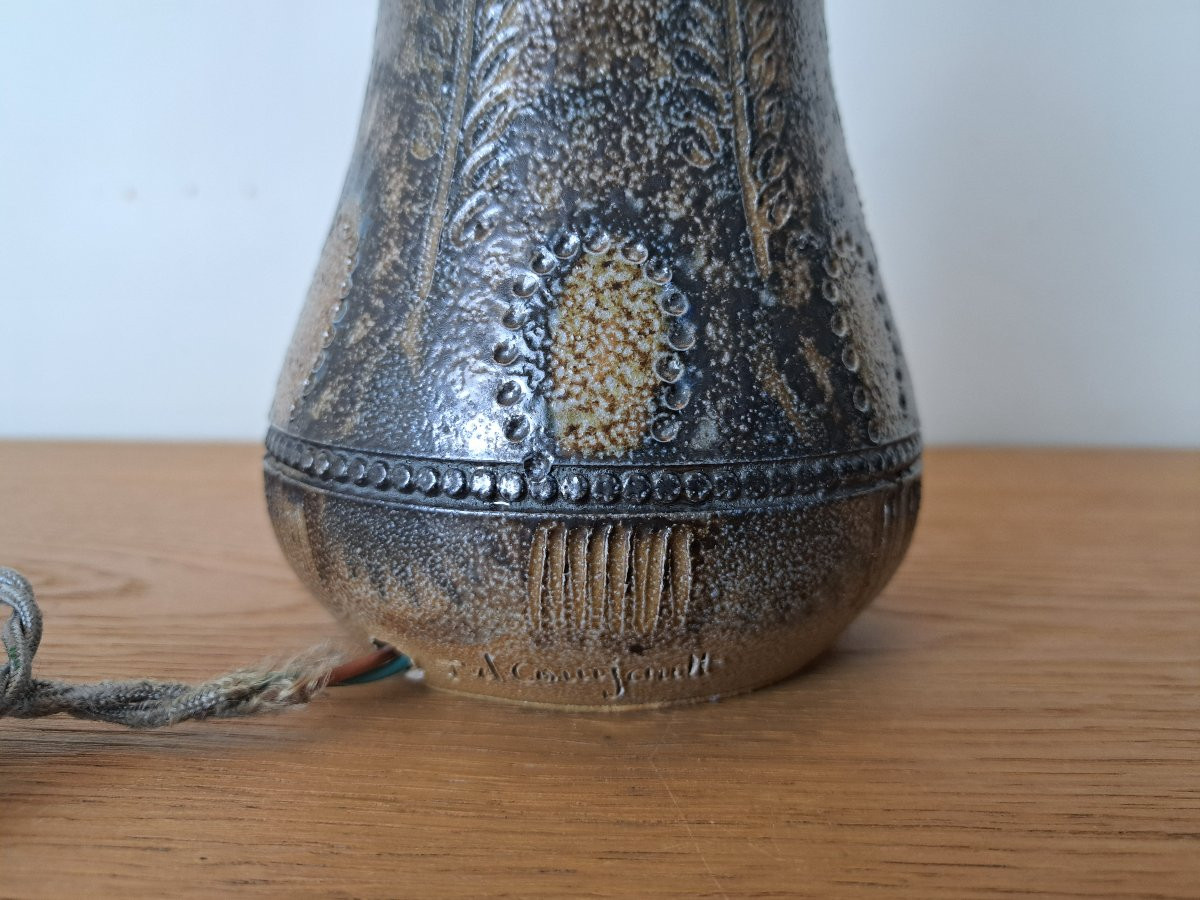 Jean Claude Courjault, Kéraluc, Lamp Base, Ceramic, 20th Century. -photo-3