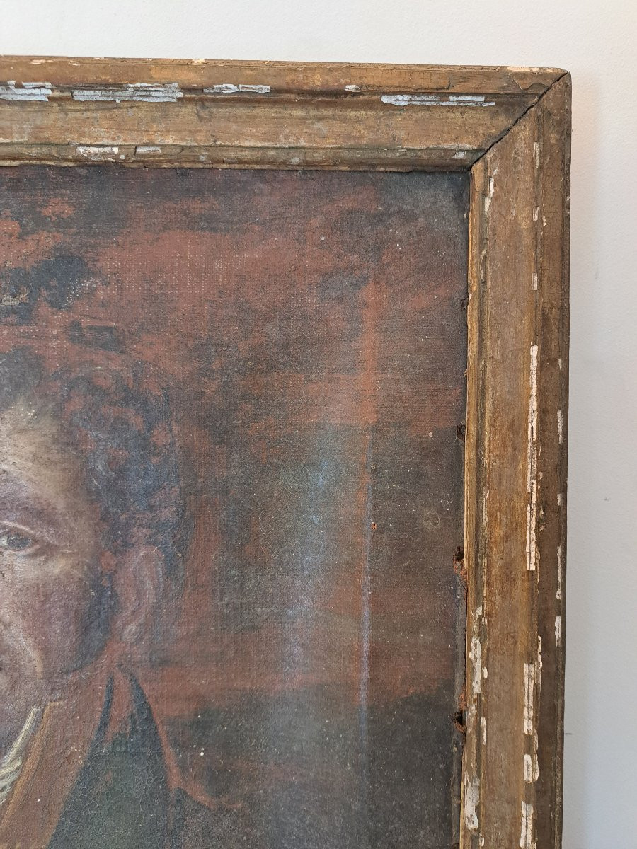Portrait Of A Man, Oil On Canvas, Early 19th Century. -photo-4