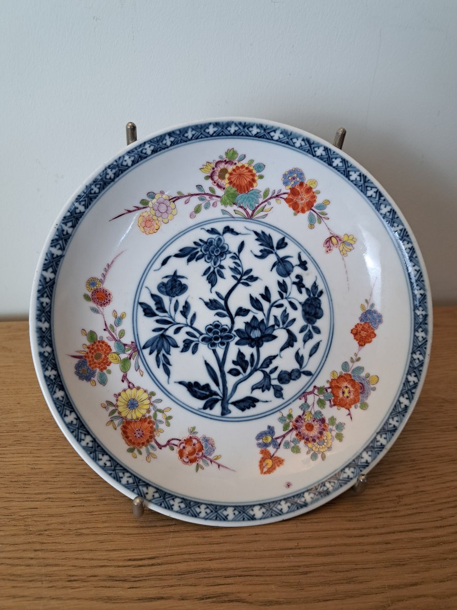 Meissen , Petite assiette , Décor Kakiémon , Porcelaine , XVIII°. -photo-3