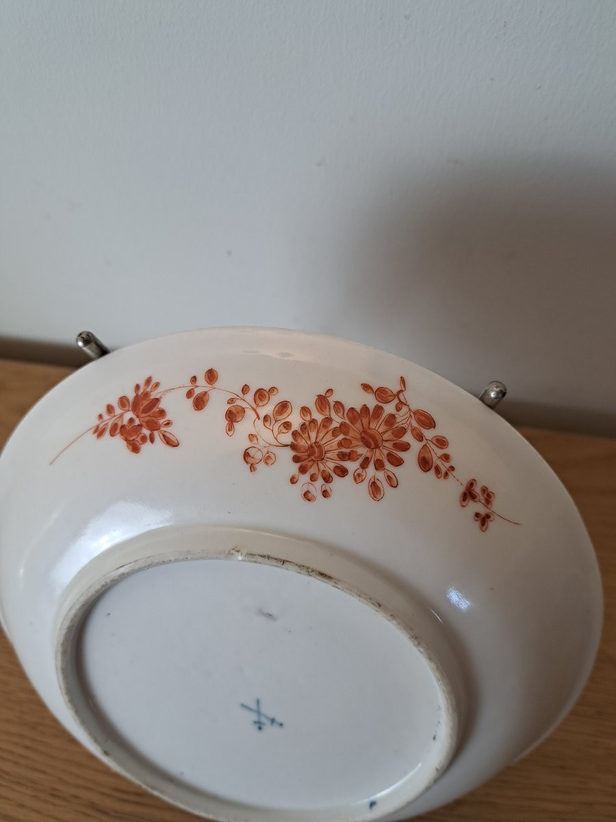 Meissen , Petite assiette , Décor Kakiémon , Porcelaine , XVIII°. -photo-2