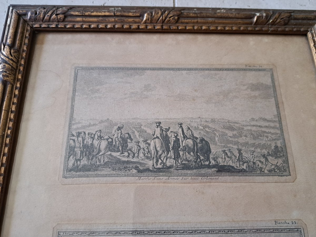 Cochin /chedel, Engravings, 18th Century. -photo-3
