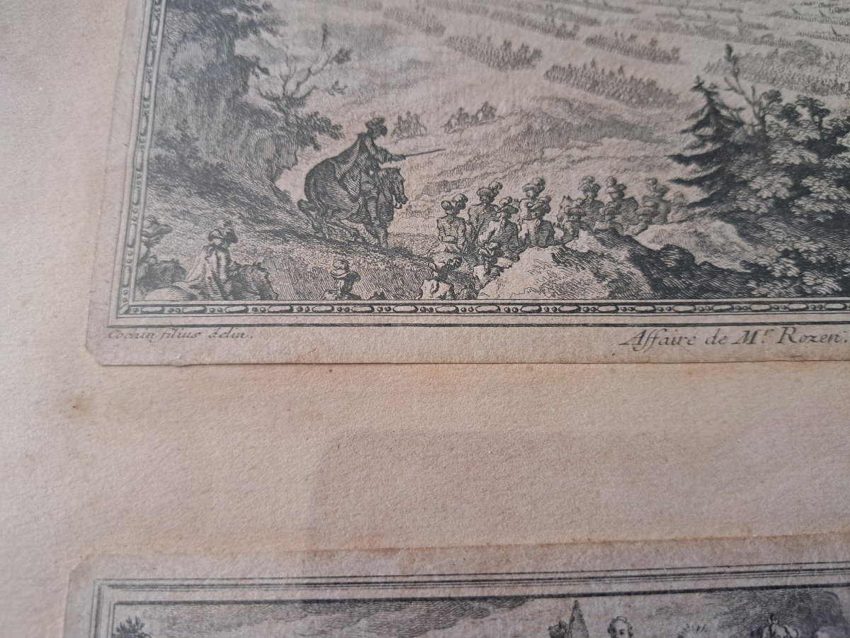 Cochin /chedel, Engravings, 18th Century. -photo-5