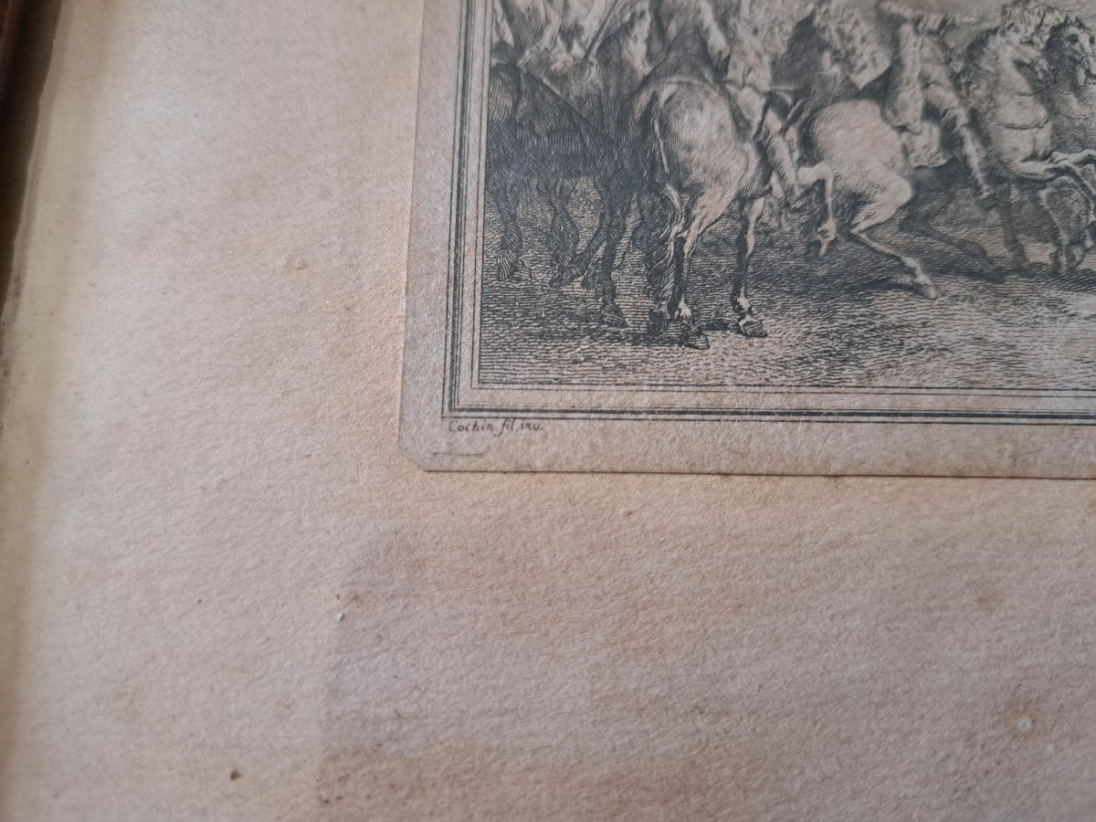Cochin /chedel, Engravings, 18th Century. -photo-6