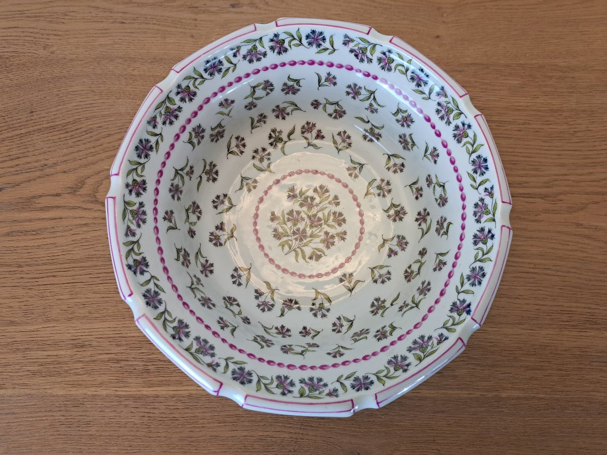 Tétard Frères et Porcelaine Limousine, Centre de table/Coupe à fruit , Début XX°.  -photo-2