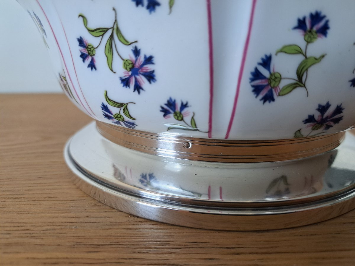 Tétard Frères et Porcelaine Limousine, Centre de table/Coupe à fruit , Début XX°.  -photo-4