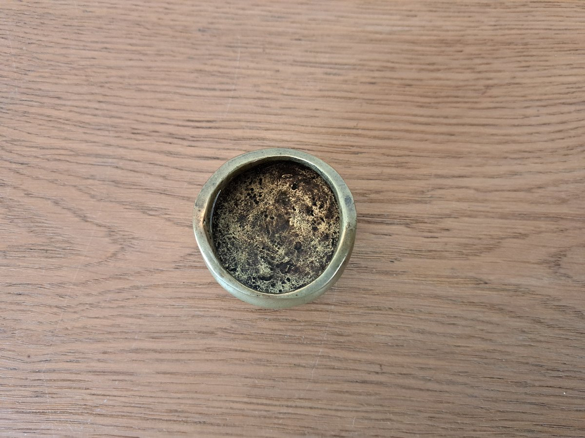 Chine , Brûle-parfum miniature , Bronze , XIX°/Début XX°. -photo-3