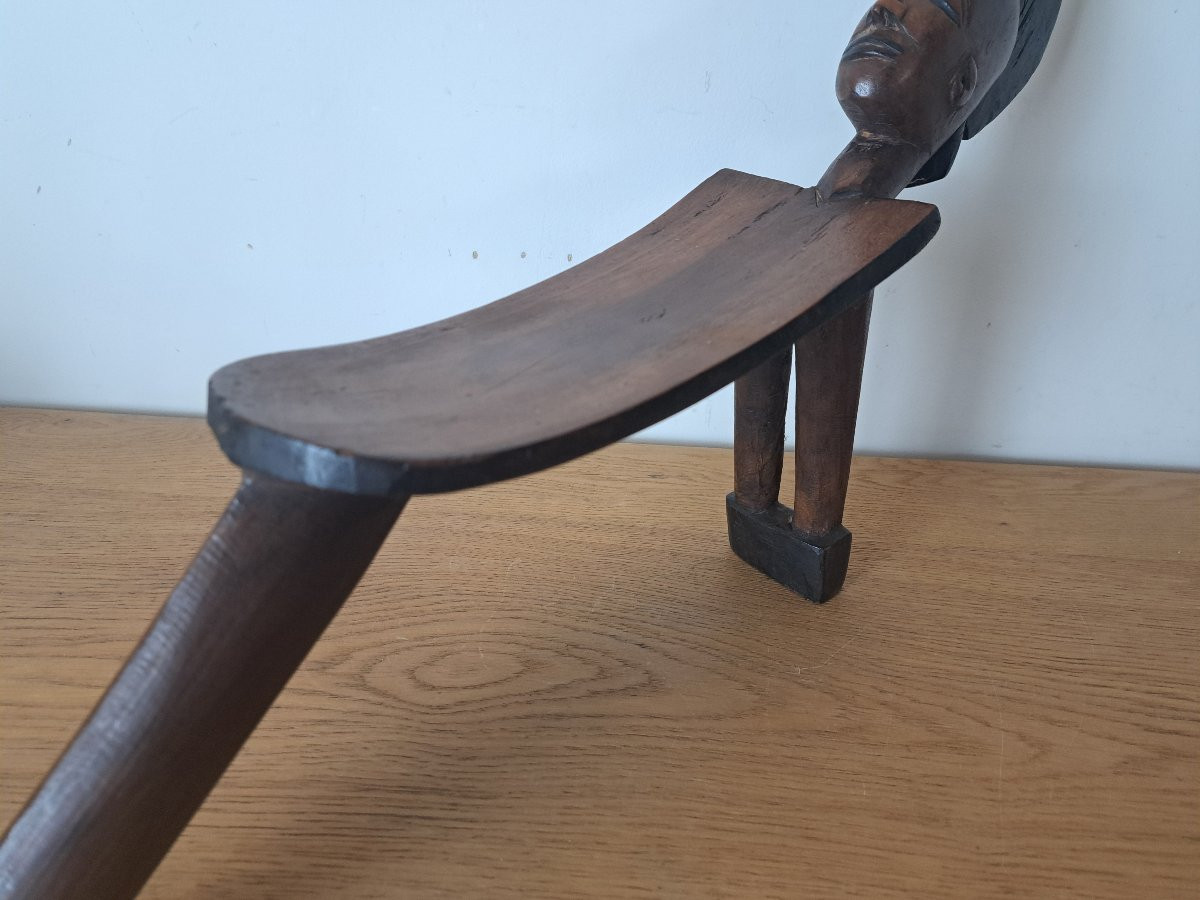 Lobi Stool, Att In Sikiré Kambiré, Wood, Burkina Faso, Early 20th Century. -photo-1