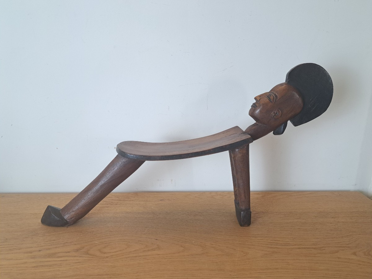Lobi Stool, Att In Sikiré Kambiré, Wood, Burkina Faso, Early 20th Century. 