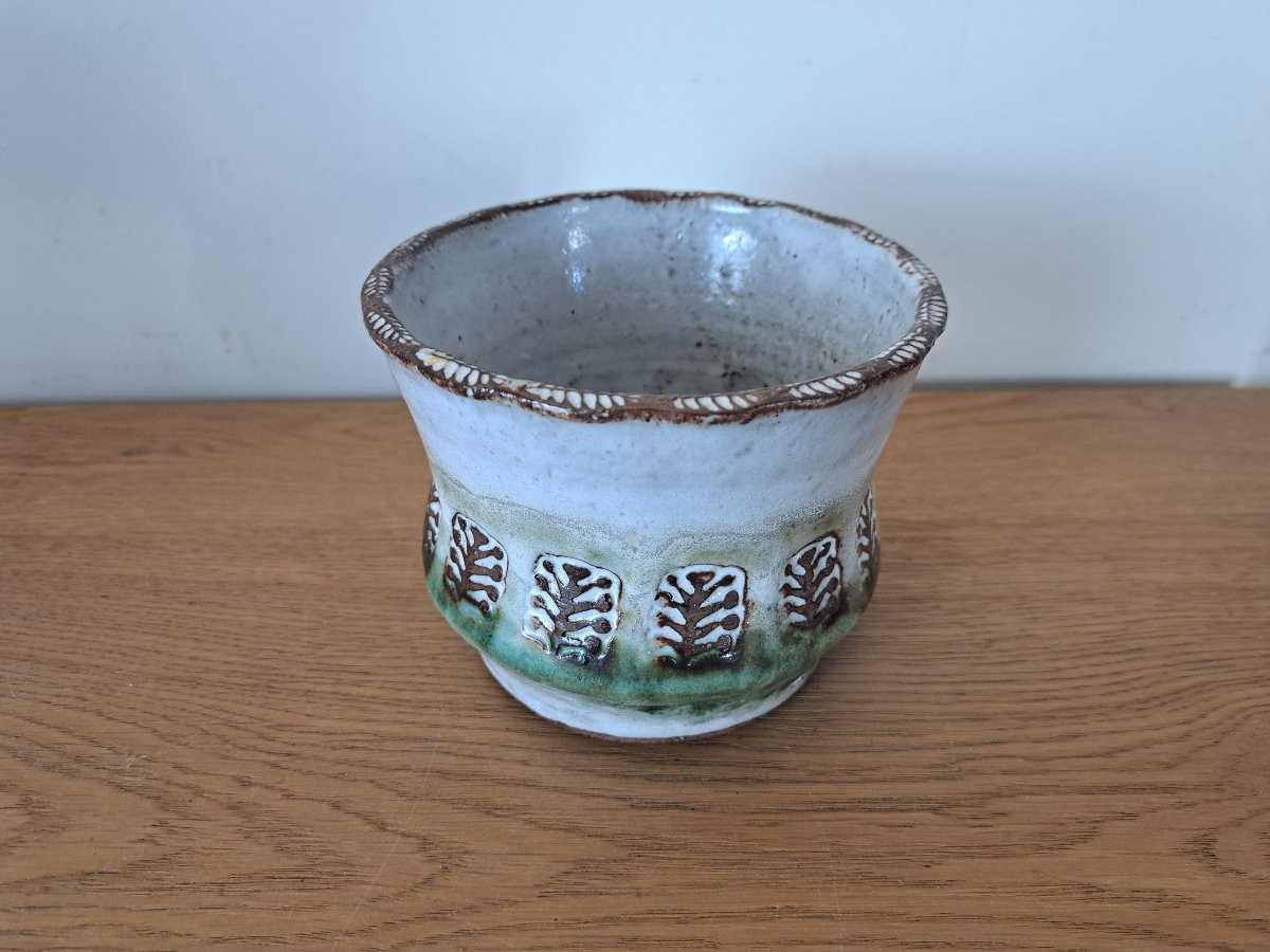 Albert Thiry , Cache pot /Vide poche , Céramique , XX°. -photo-4