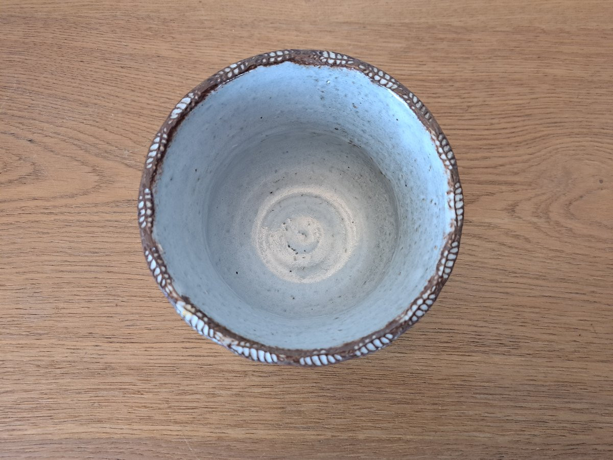 Albert Thiry , Cache pot /Vide poche , Céramique , XX°. -photo-1