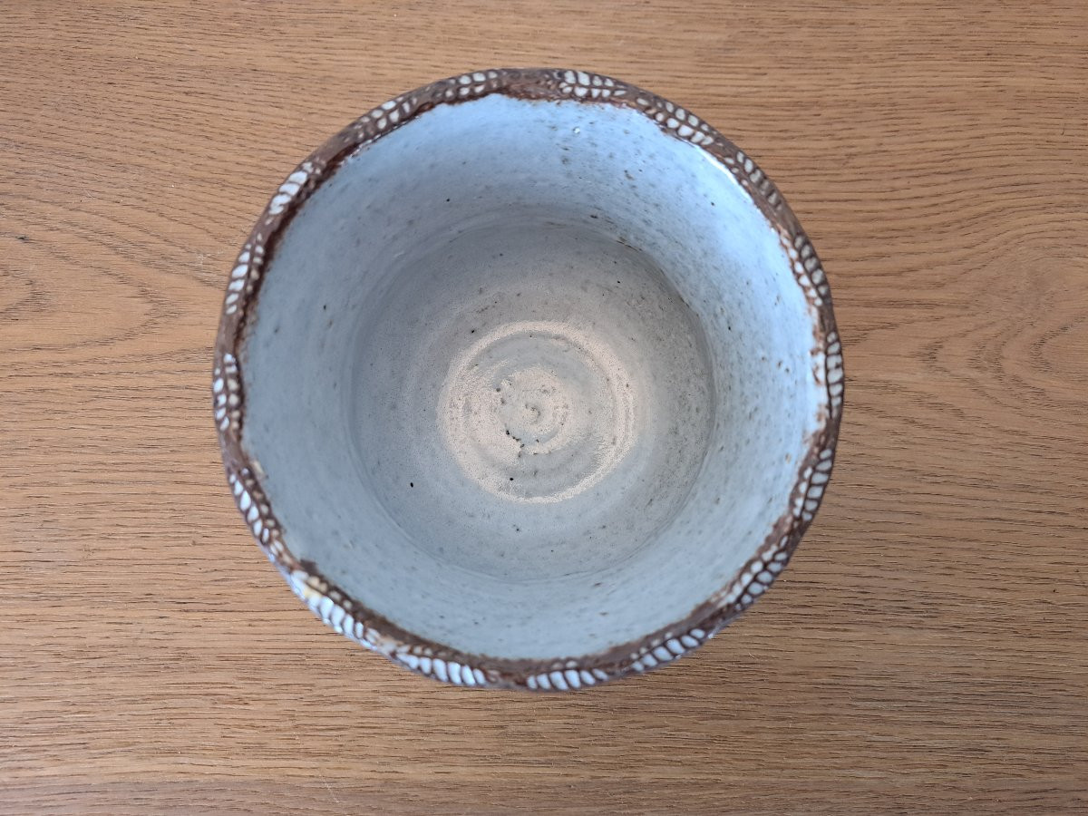 Albert Thiry , Cache pot /Vide poche , Céramique , XX°. -photo-3