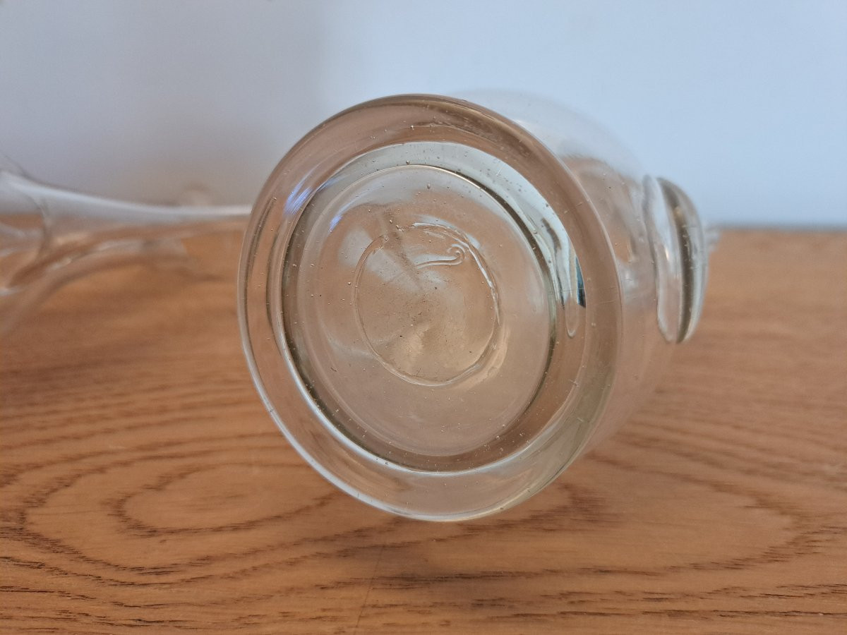 Pair Of Cruets, Glass, 18th Century. -photo-5