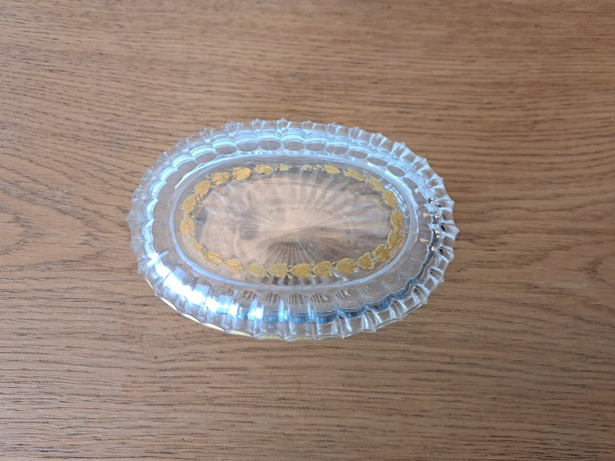 Damon Boulevard Malesherbes, Crystal And Gilt Box, Paris, Early 20th Century.-photo-3