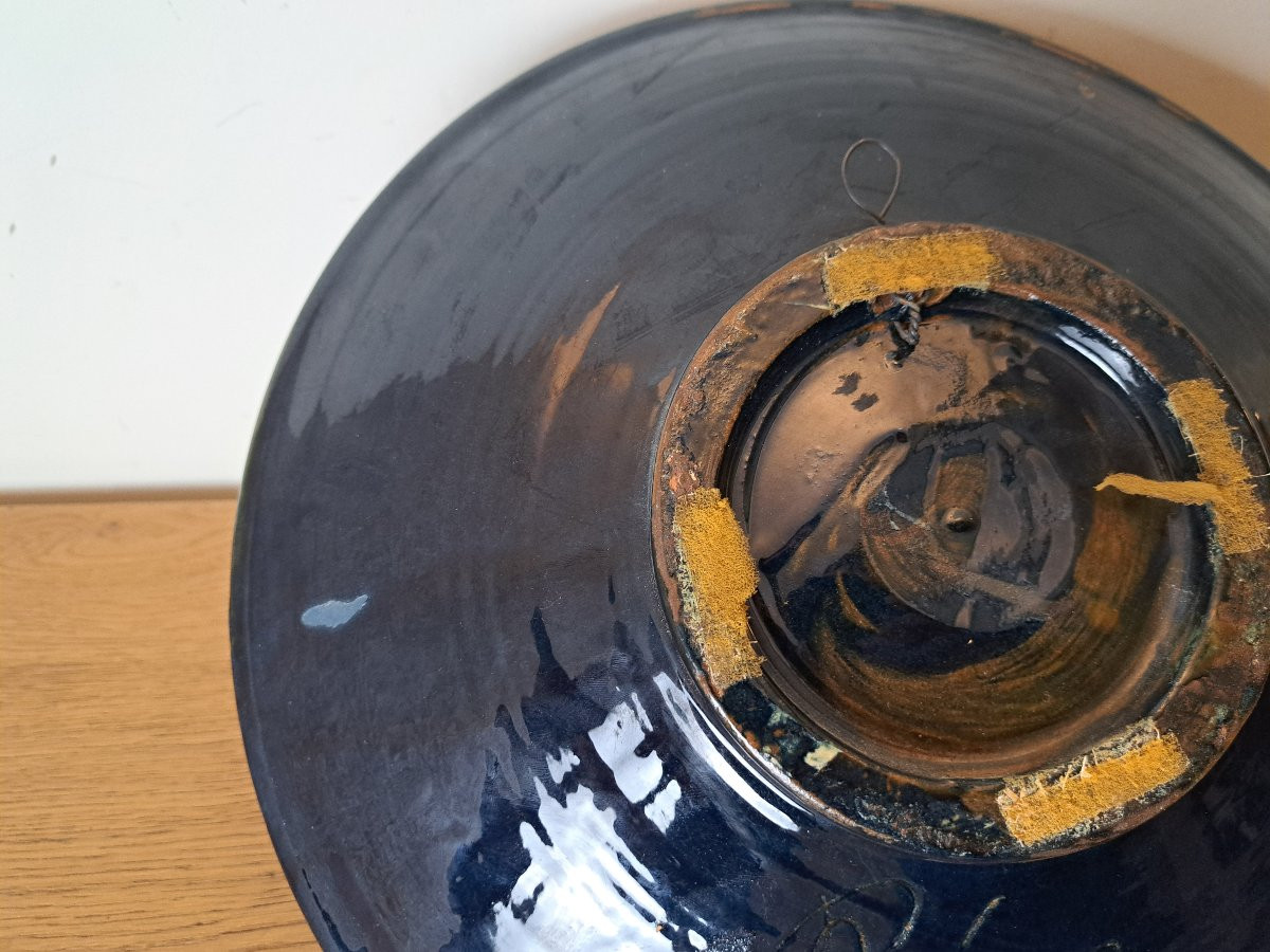 El Rissec, Octopus, Wall Plate, Ceramic, 20th Century. -photo-7