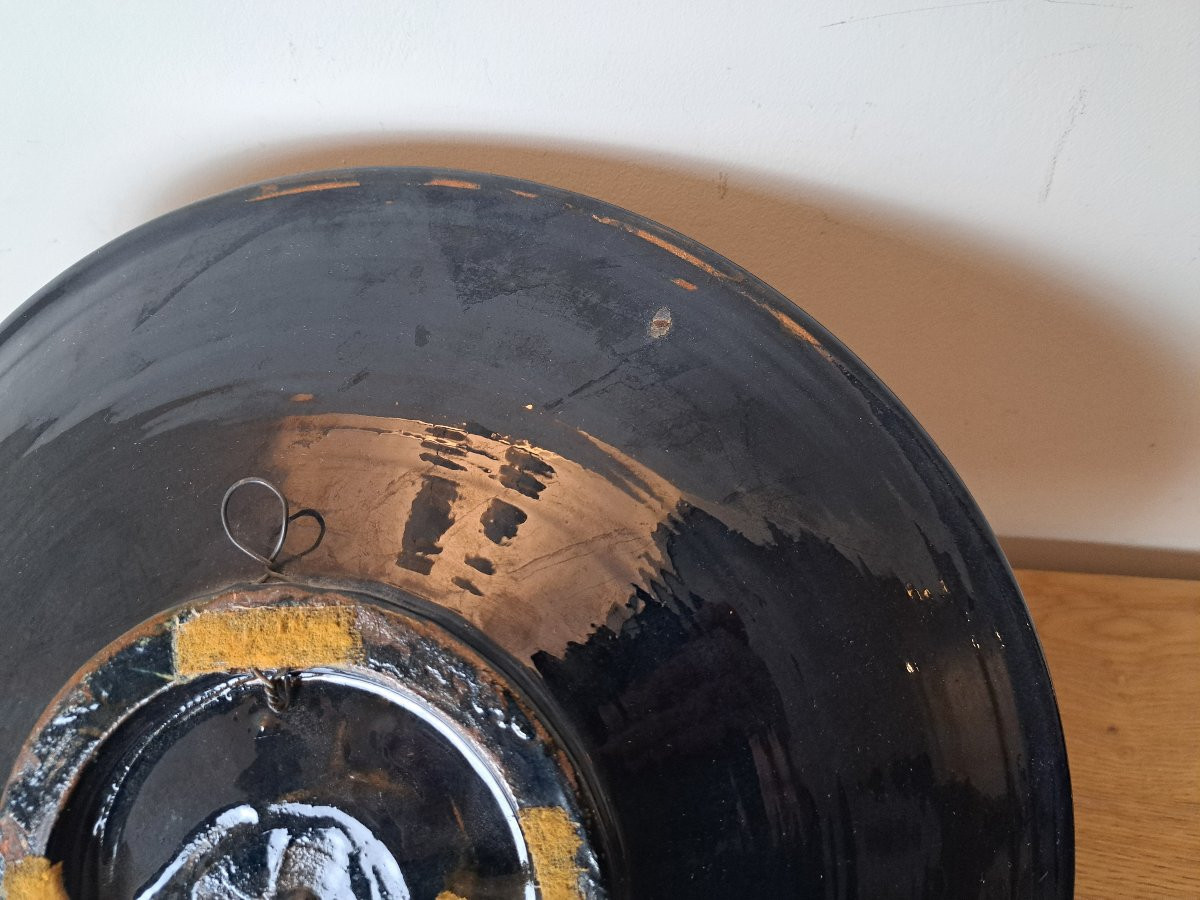 El Rissec, Octopus, Wall Plate, Ceramic, 20th Century. -photo-8