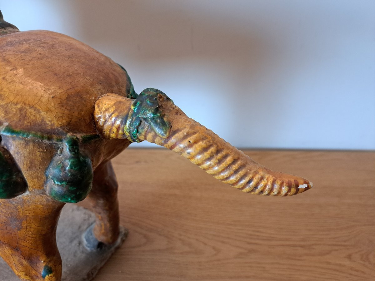 Cheval Tang , Terre cuite vernissée , XIX°. -photo-7