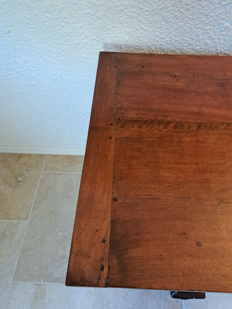 Renaissance Table, Carved Walnut, Partly 16th, 19th Century. -photo-5