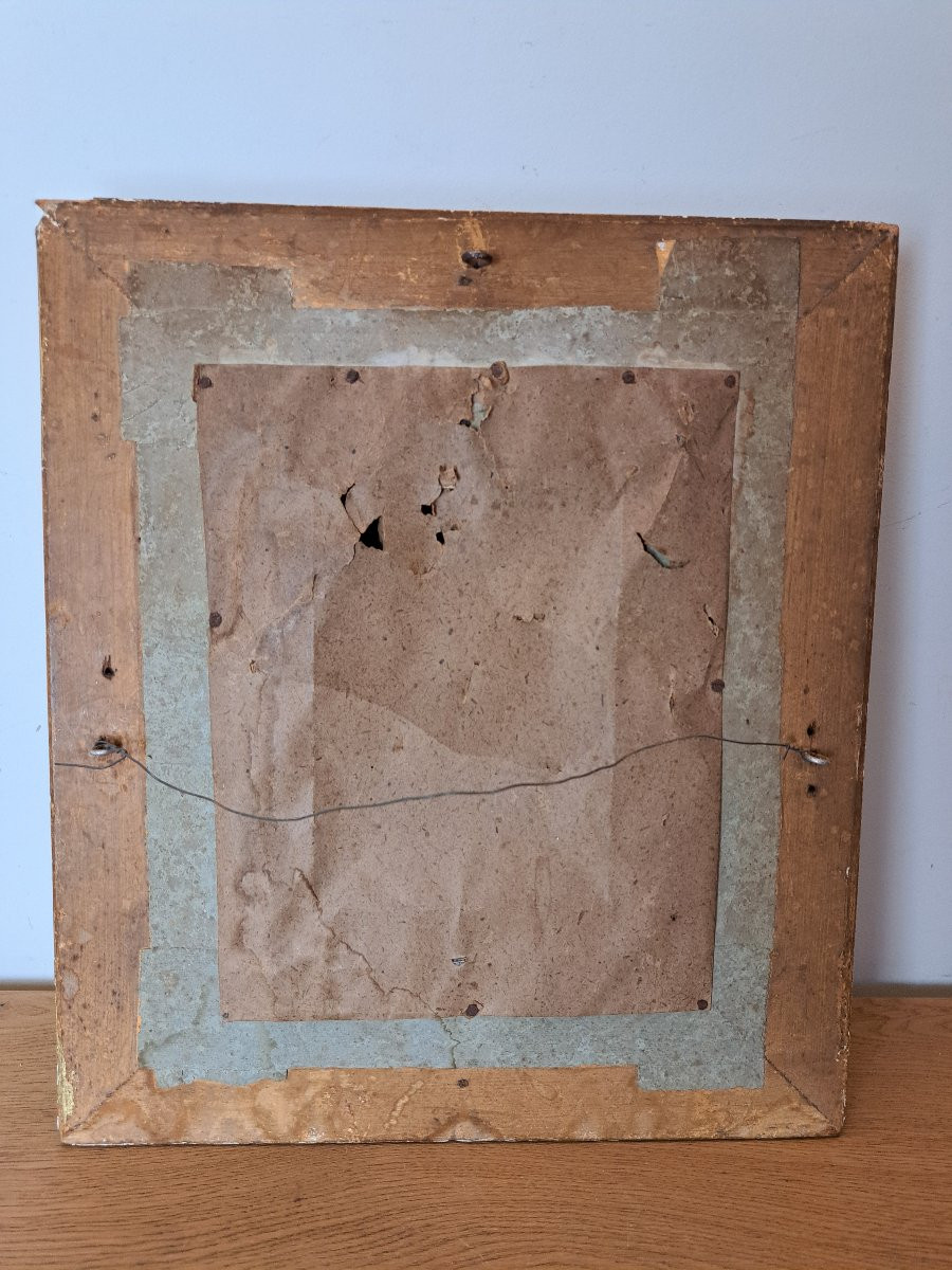 Garnier , Oran , Mosquée de Hassan Pacha , Huile sur toile , fin XIX°.-photo-7