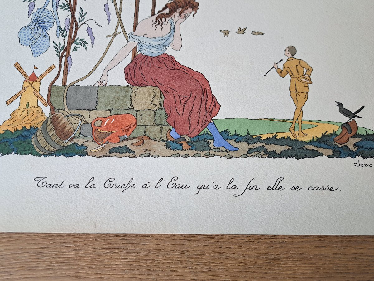 Jean Droit, Stencil Print, 20th Century. -photo-1