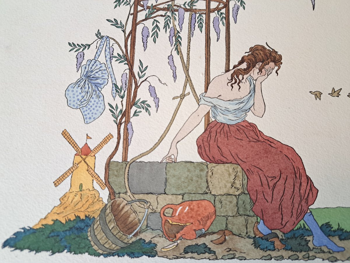 Jean Droit, Stencil Print, 20th Century. -photo-3