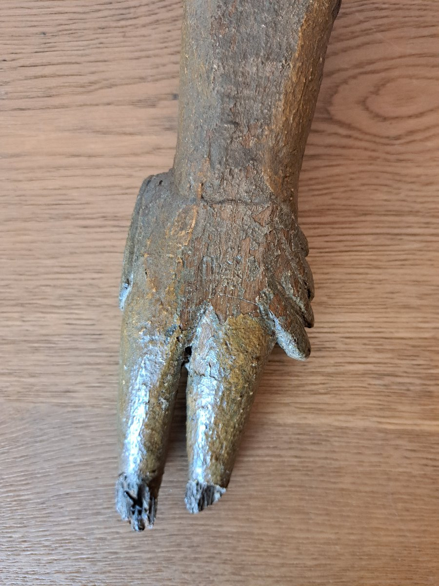 Christ, Polychrome Wood, Gothic. -photo-5