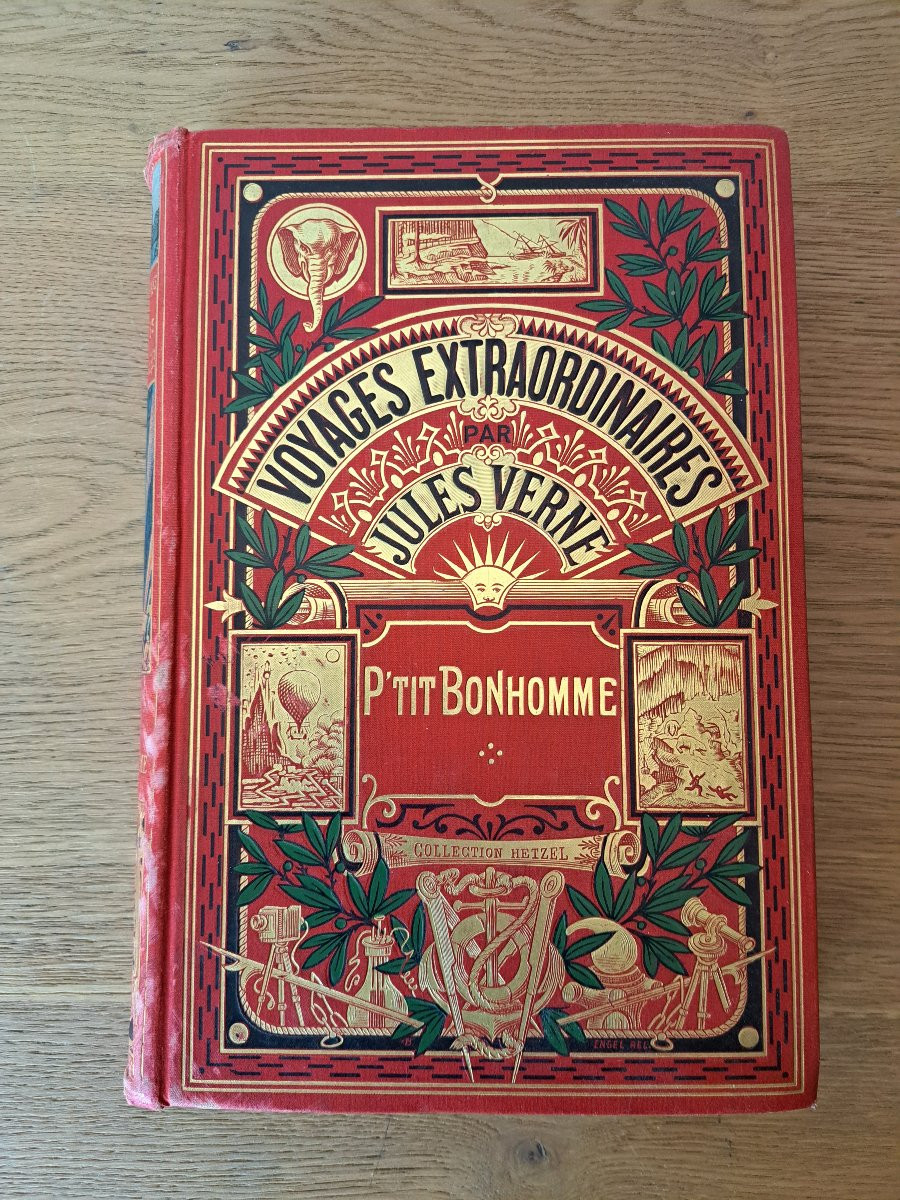 Jules Verne , P'tit Bonhomme , Collection Hetzel , Début XX°. -photo-3