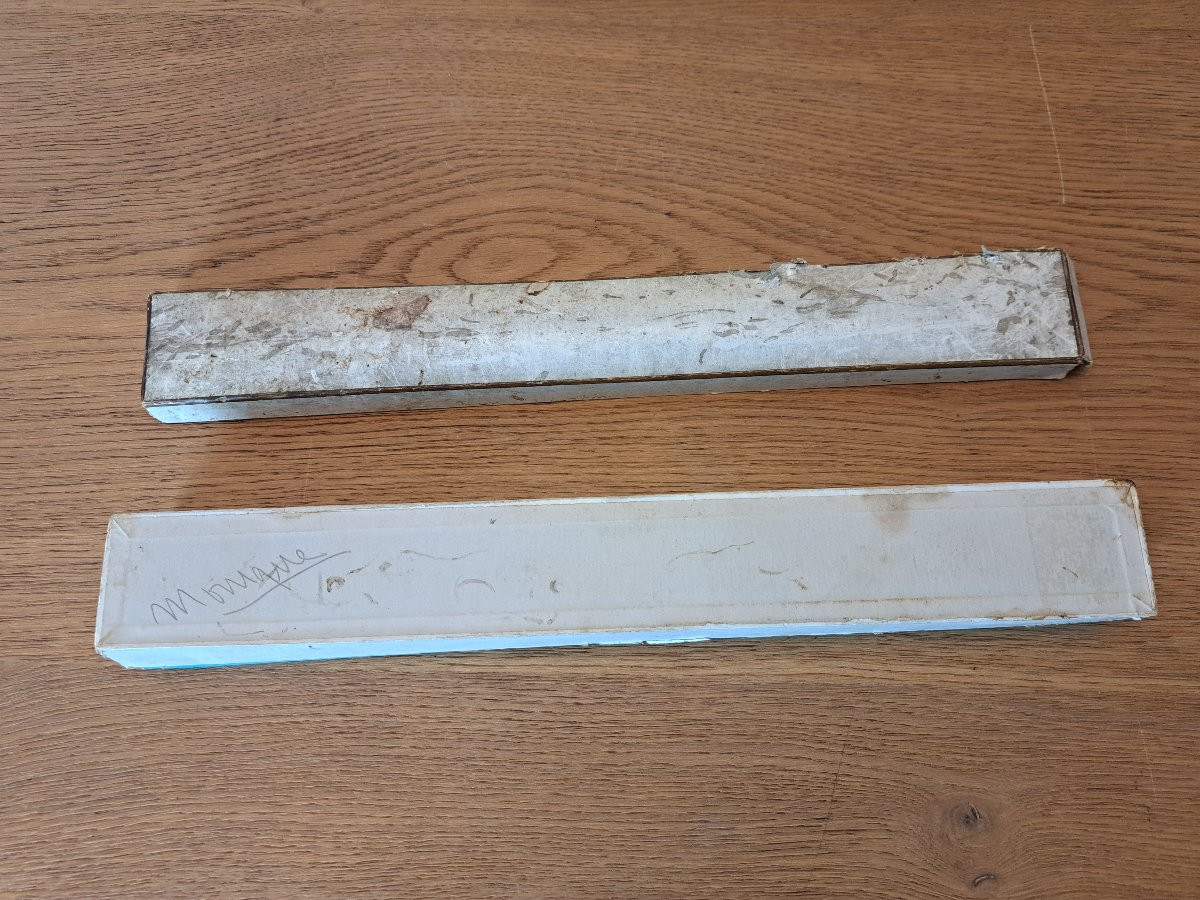 Duvelleroy , Eventail , Satin brodé , bois peint , Fin XIX°. -photo-2