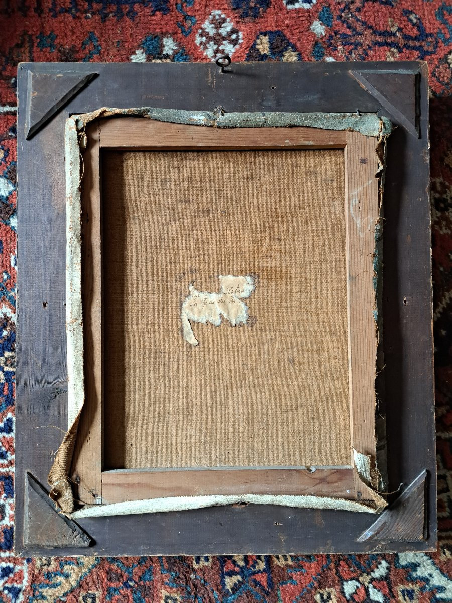 Le Plessis Robinson, Oil On Canvas, Signed, Early 20th Century. -photo-5