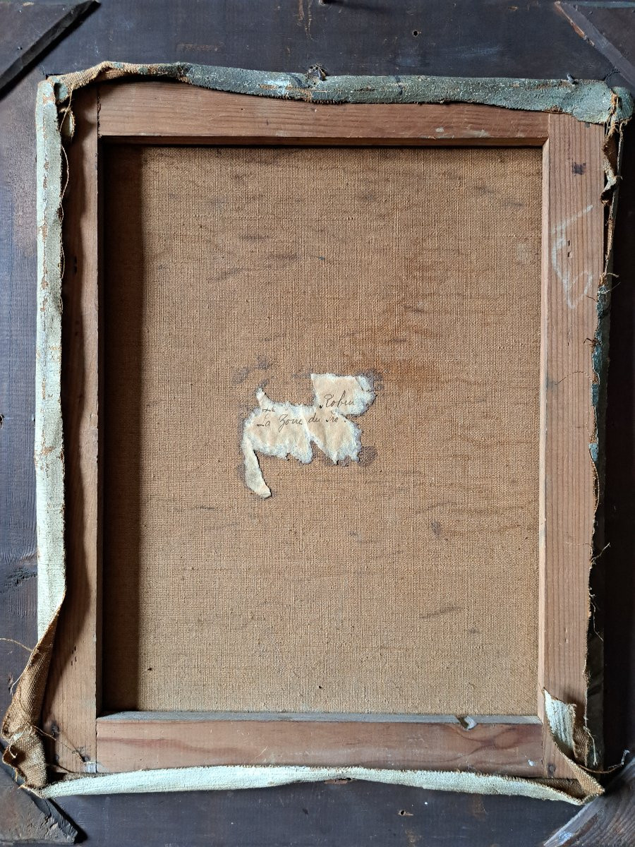 Le Plessis Robinson, Oil On Canvas, Signed, Early 20th Century. -photo-7