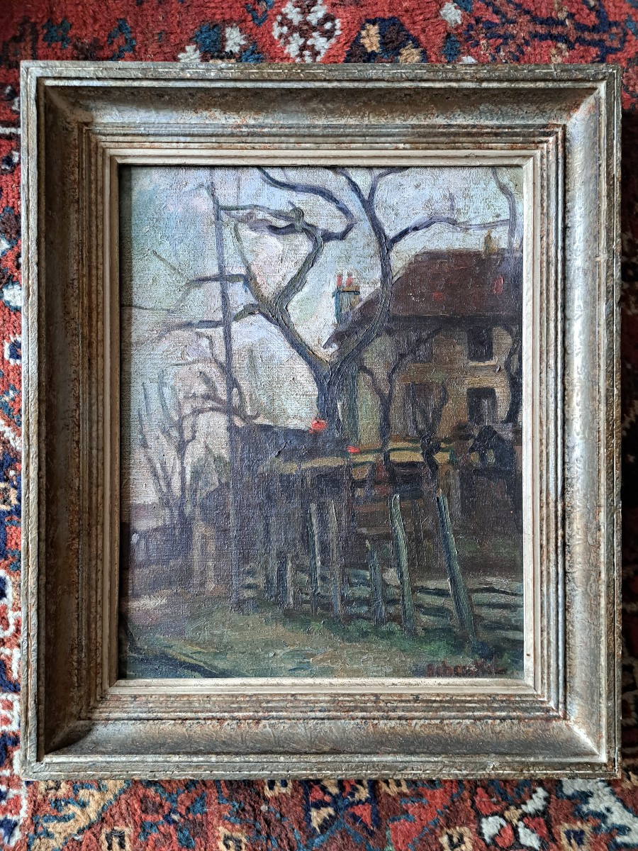 Le Plessis Robinson, Oil On Canvas, Signed, Early 20th Century. 