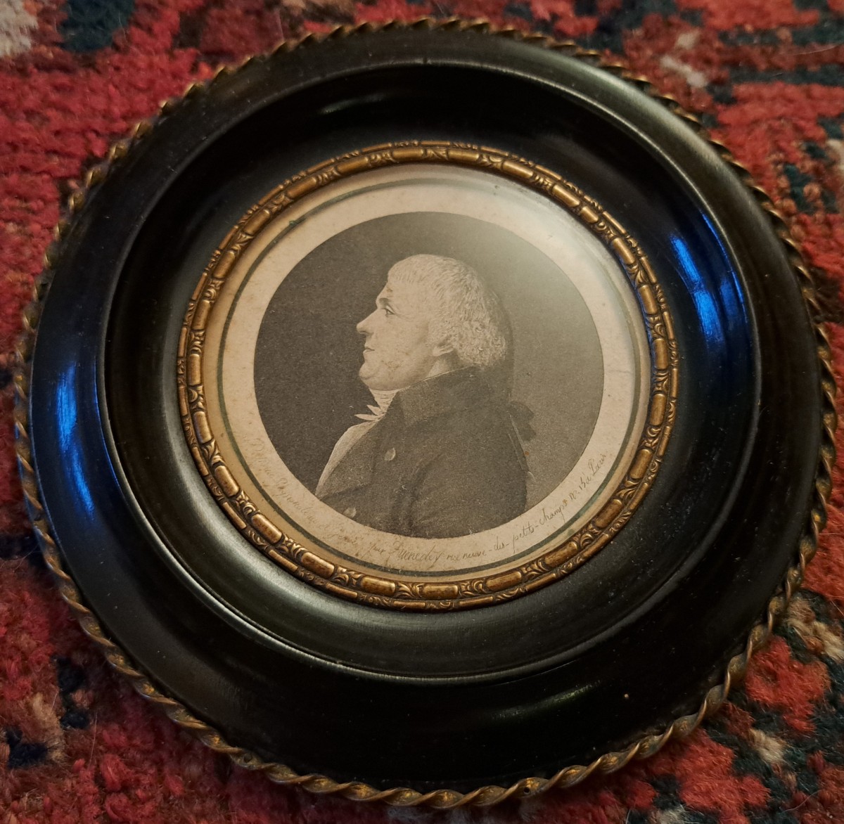 Portrait d'homme , Physionotrace , Fin XVIII°/Début XIX°. 