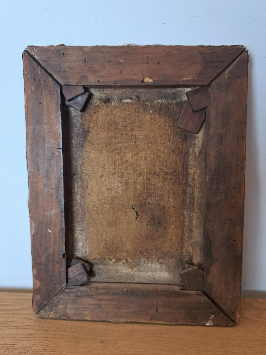 Saint Anthony Of Padua, Oil On Canvas, Late 18th/early 19th Century. -photo-5