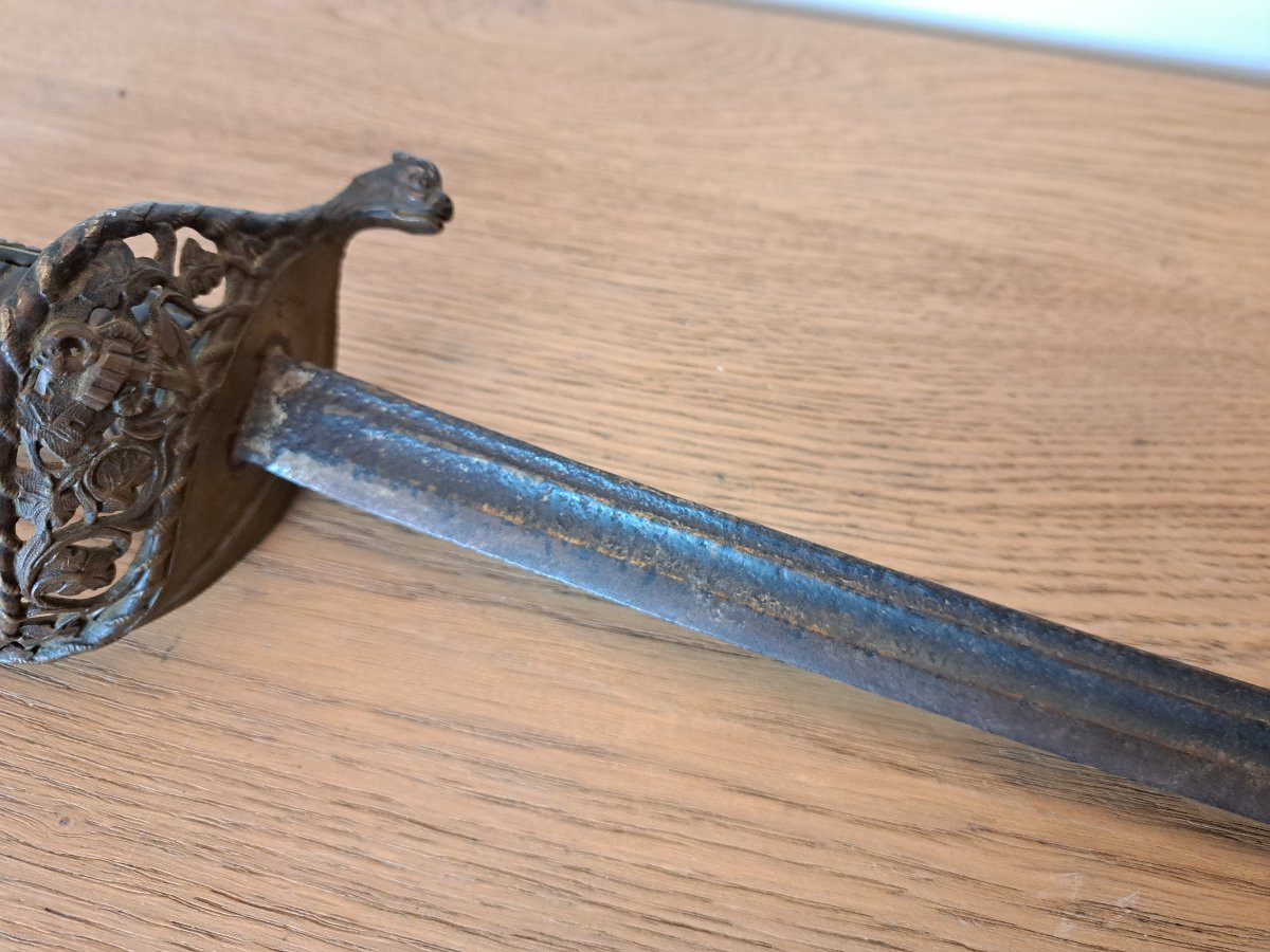 Naval Officer's Sword, 19th Century Period. -photo-2
