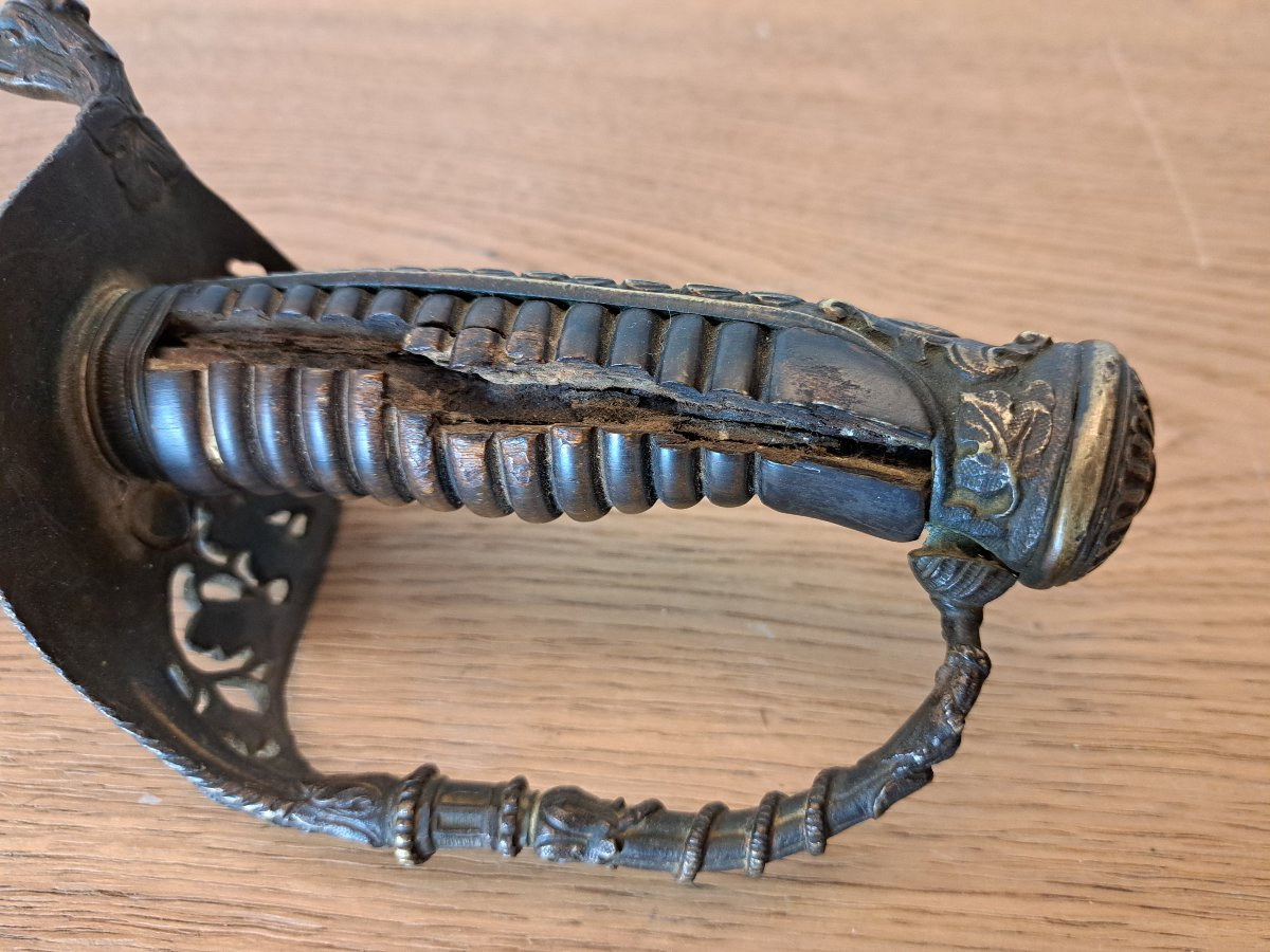 Naval Officer's Sword, 19th Century Period. -photo-5